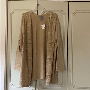 layered sleeveless turtleneck top w/sweater cover